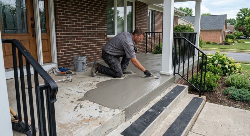 Basement Concrete Resurfacing in West Des Moines, IA