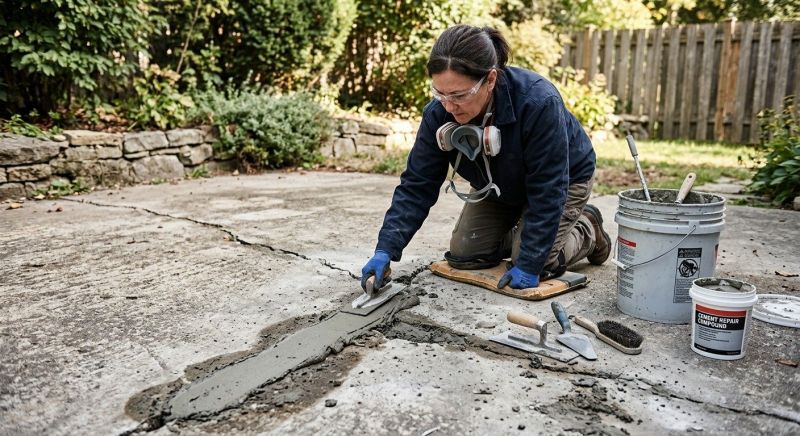 Chipped Concrete Repair in Des Moines, IA