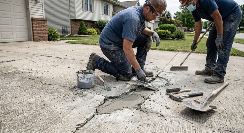Cracked Slab Repair in Corpus Christi, TX