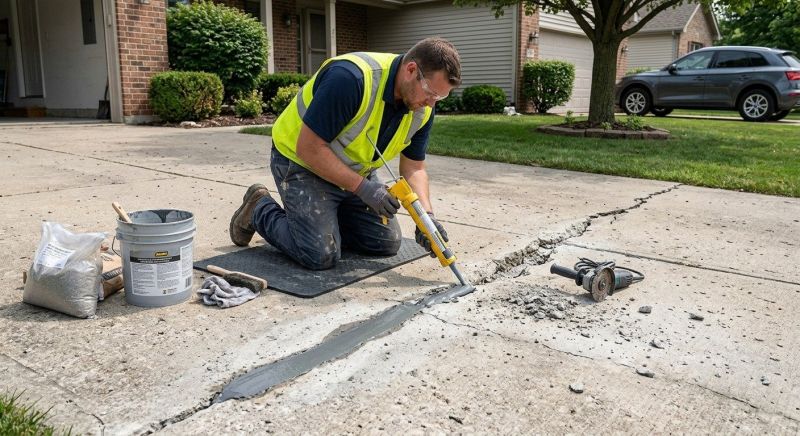 Garage Crack Repair in Corpus Christi, TX