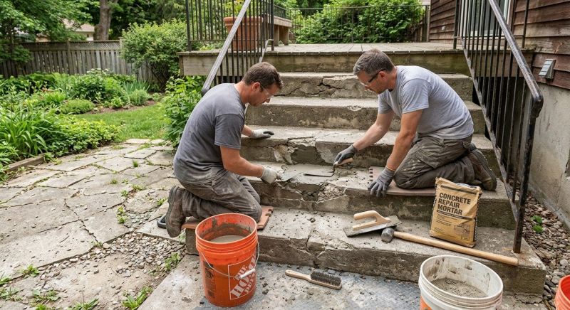 Patio Stairs Repair in Corpus Christi, TX